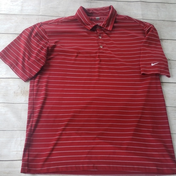 maroon nike polo